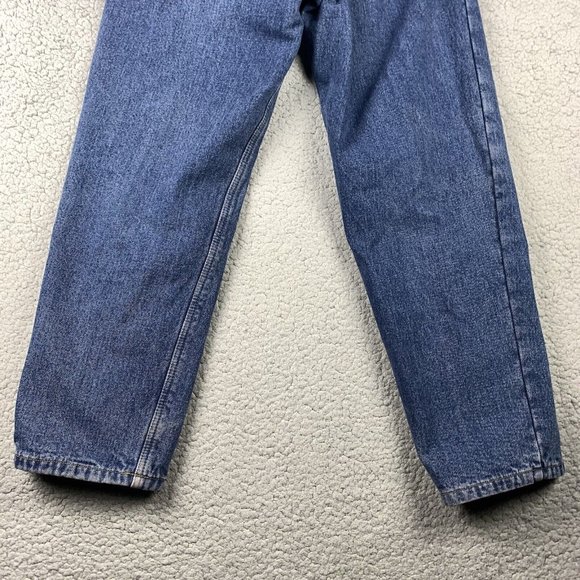 Vintage EDDIE BAUER Flannel Lined Jeans Straight Men's 34x30 (32x29.5 ACTUAL) - Picture 9 of 16